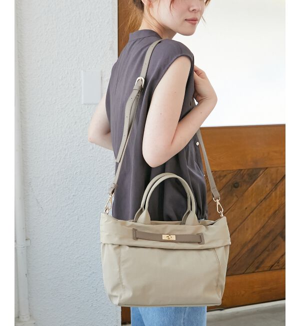  「ナイロンベルトデザイン2wayトート」|トートバッグ|