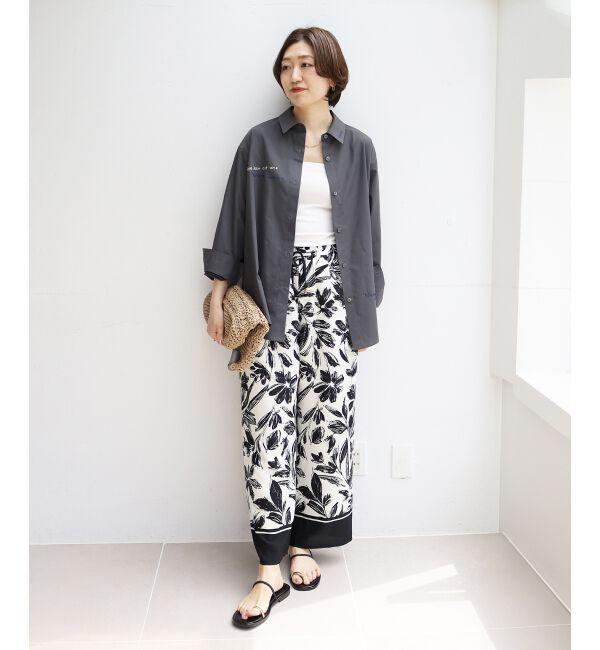  「《WEB限定アイテム》レタリング刺繍シャツ」|シャツ・ブラウス|