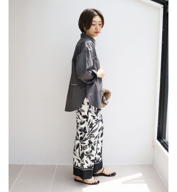  「《WEB限定アイテム》レタリング刺繍シャツ」|シャツ・ブラウス|