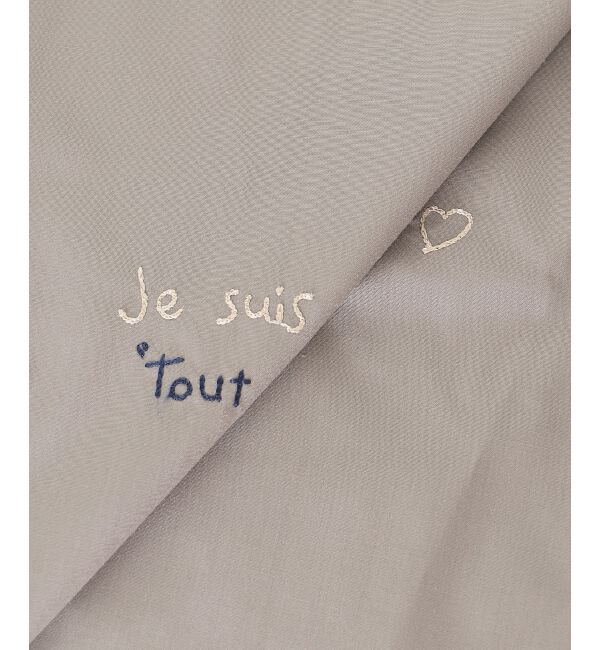  「《WEB限定アイテム》レタリング刺繍シャツ」|シャツ・ブラウス|