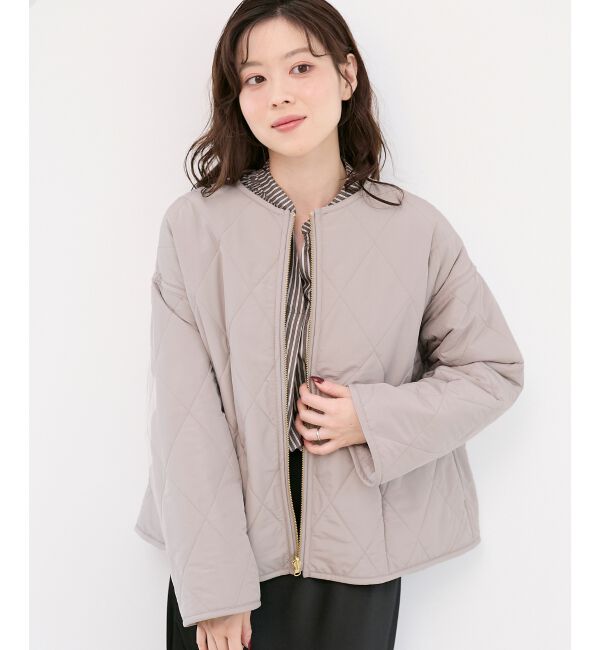  「リバーシブルタフタ&times;ファーキルトジャケット」|その他|