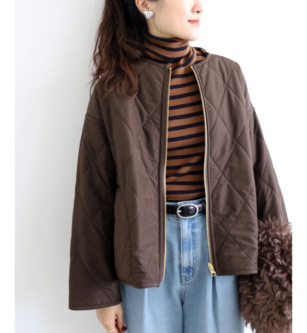  「リバーシブルタフタ&times;ファーキルトジャケット」|その他|