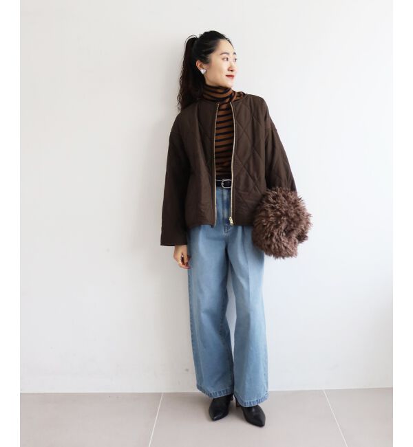  「リバーシブルタフタ&times;ファーキルトジャケット」|その他|