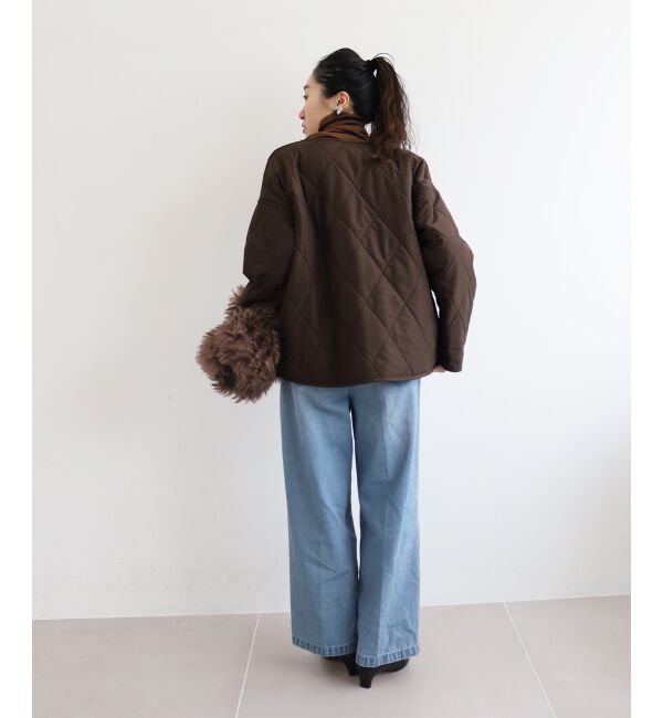  「リバーシブルタフタ&times;ファーキルトジャケット」|その他|