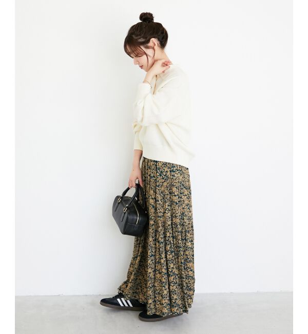  「《手洗い可能》Fanaka別注フラワープリントスカート」|スカート|