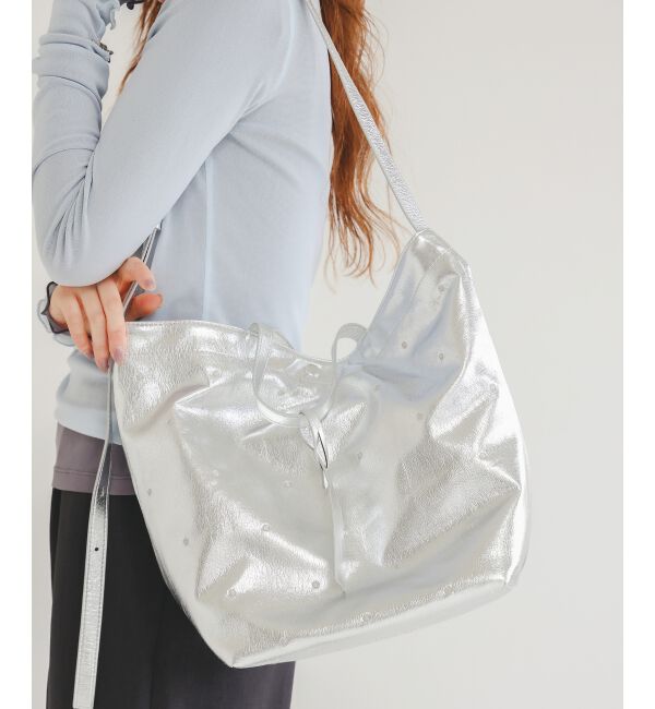  「ドット刺繍2wayトート」|トートバッグ|