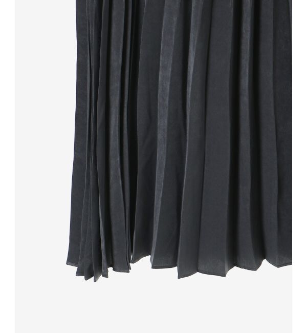  「《手洗い可能》マロンサテン変形プリーツスカート」|スカート|