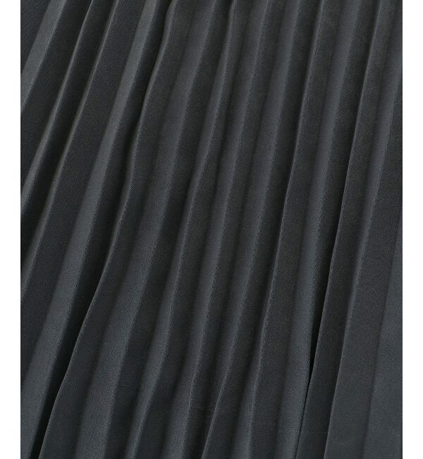  「《手洗い可能》マロンサテン変形プリーツスカート」|スカート|