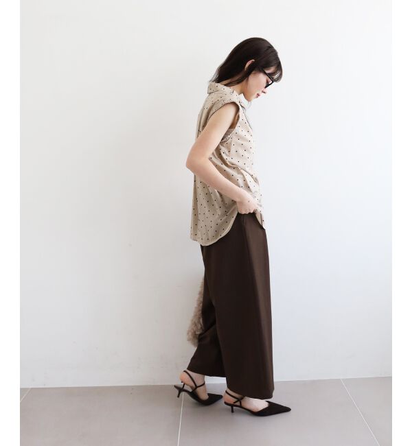  「《手洗い可能》ドットエリタックデザインブラウス」|シャツ・ブラウス|