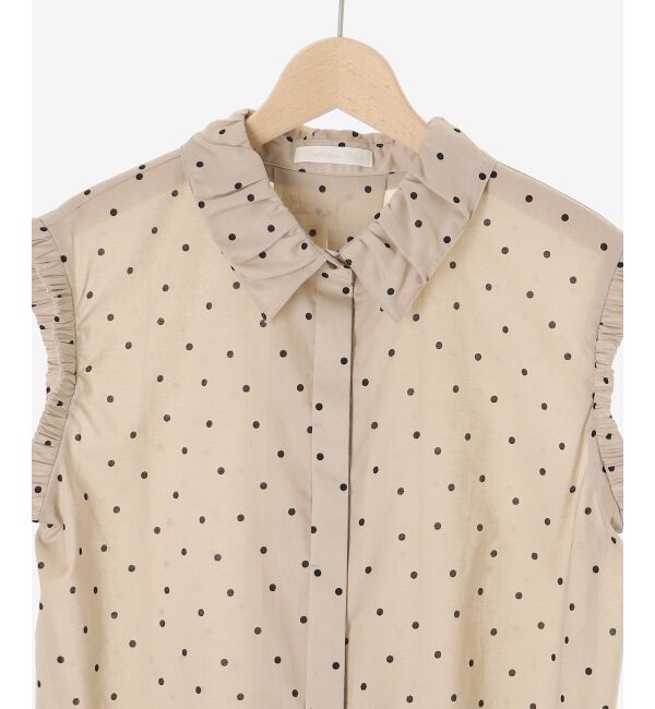  「《手洗い可能》ドットエリタックデザインブラウス」|シャツ・ブラウス|