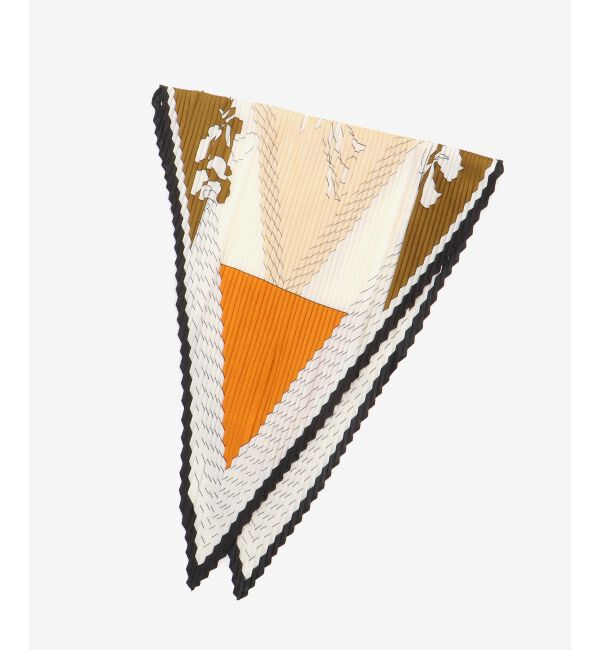  「《WEB限定アイテム》パネルフラワープリーツスカーフ」|バンダナ・スカーフ|