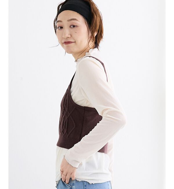  「フロッキージャージーメローデザインカットソー」|Tシャツ・カットソー|