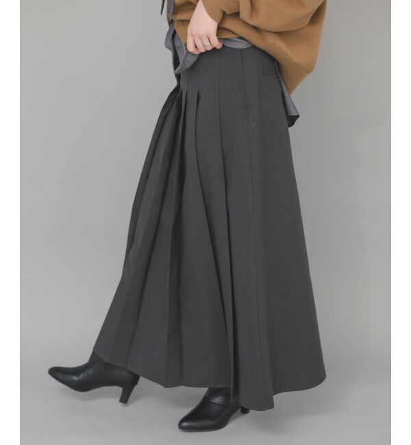  「グレンチェックフロントプリーツスカート」|スカート|