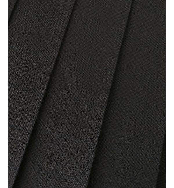  「グレンチェックフロントプリーツスカート」|スカート|