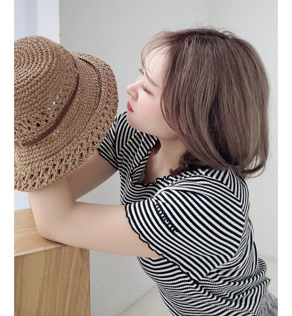 MAJESTICLEGON「&infin;ポイントロゴボーダートップス」|Tシャツ・カットソー|