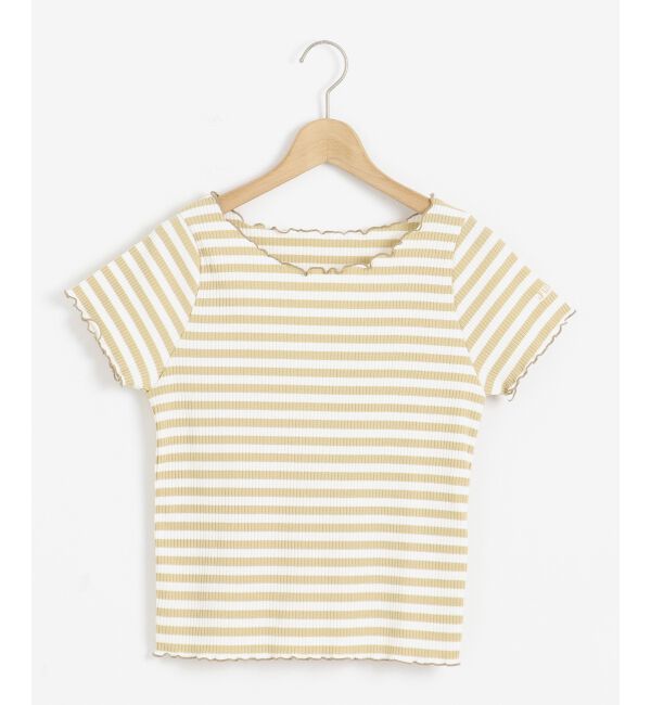 MAJESTICLEGON「&infin;ポイントロゴボーダートップス」|Tシャツ・カットソー|