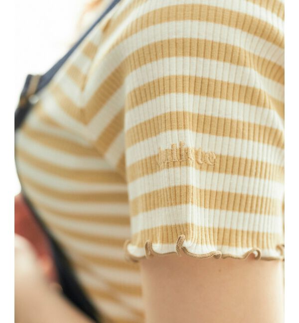 MAJESTICLEGON「&infin;ポイントロゴボーダートップス」|Tシャツ・カットソー|