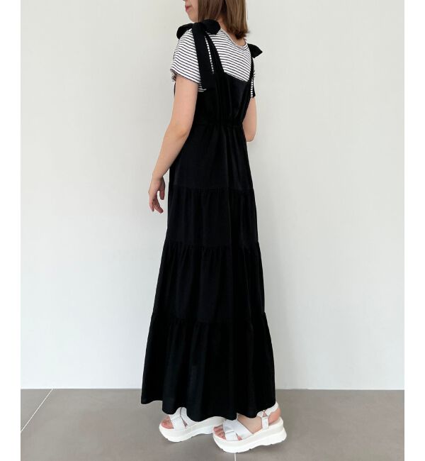 MAJESTICLEGON「2way肩リボンティアードワンピース」|ワンピース|