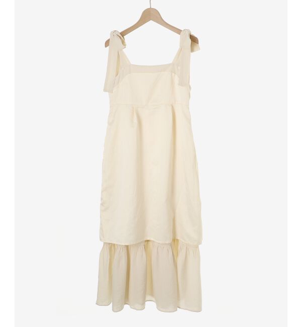 MAJESTICLEGON「2way肩リボンティアードワンピース」|ワンピース|