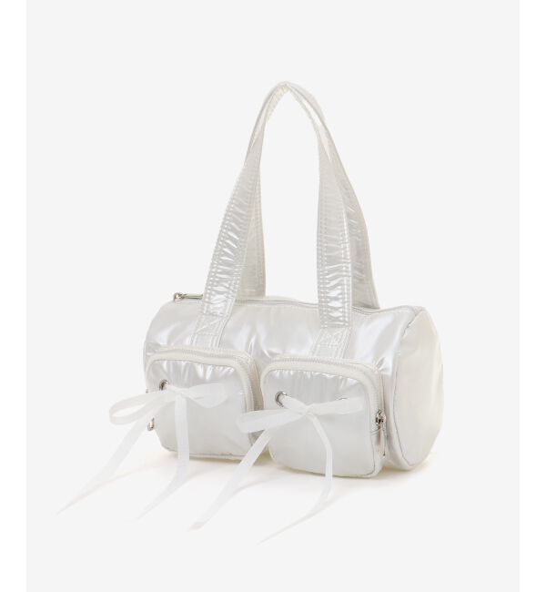 MAJESTICLEGON「シャイニーリボンバッグ」|ハンドバッグ|