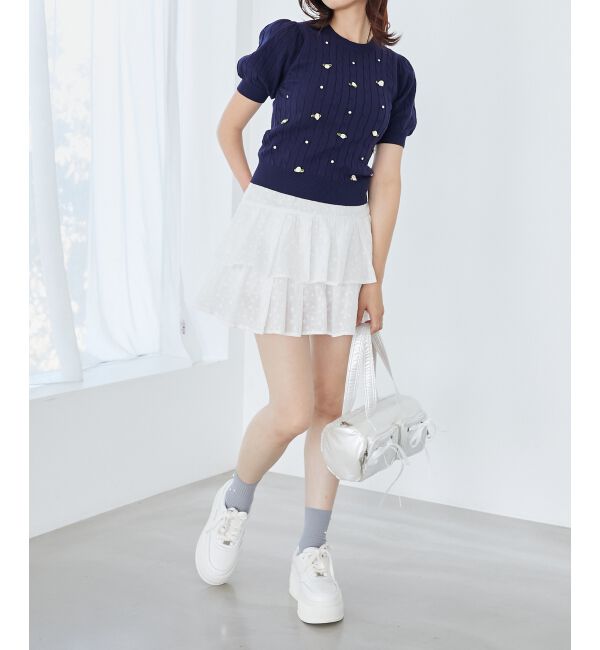 MAJESTICLEGON「シャイニーリボンバッグ」|ハンドバッグ|