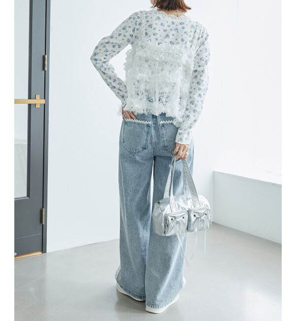 MAJESTICLEGON「シャイニーリボンバッグ」|ハンドバッグ|