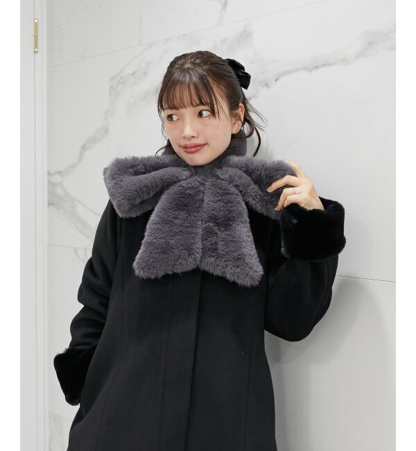 MAJESTICLEGON「リボンディティールティペット」|その他|Ｃ／グレー