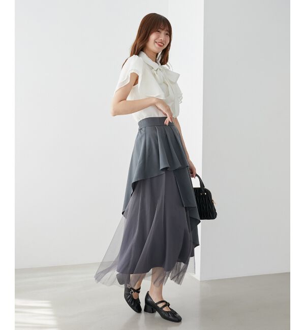  「2wayフリルスリーブブラウス」|シャツ・ブラウス|