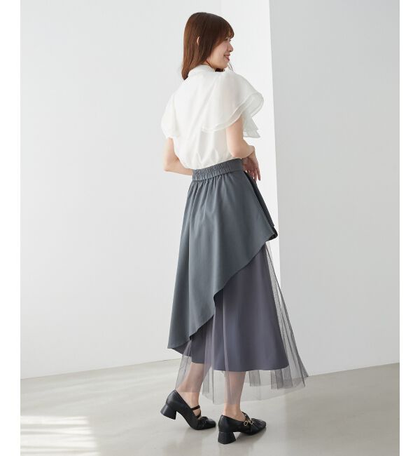  「2wayフリルスリーブブラウス」|シャツ・ブラウス|