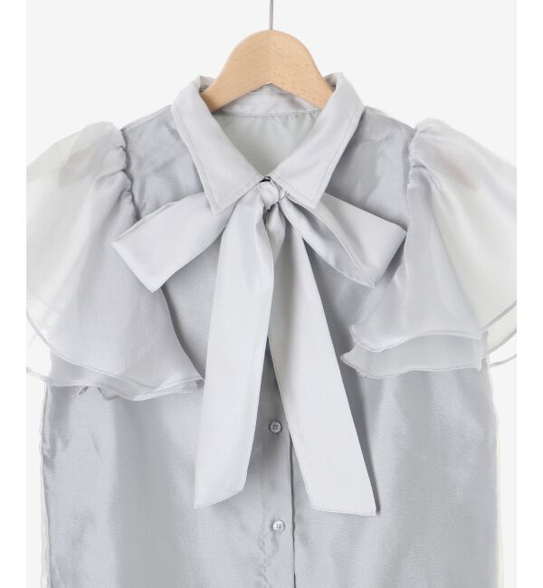  「2wayフリルスリーブブラウス」|シャツ・ブラウス|