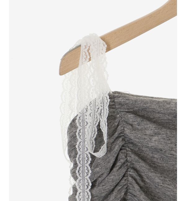  「レースリボン2wayオフショルトップス」|Tシャツ・カットソー|