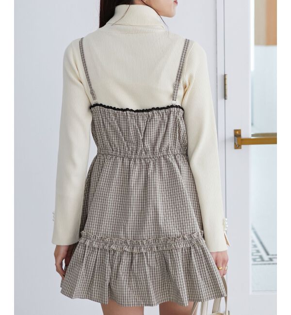 MAJESTICLEGON「フロントリボンミニワンピース」|ワンピース|