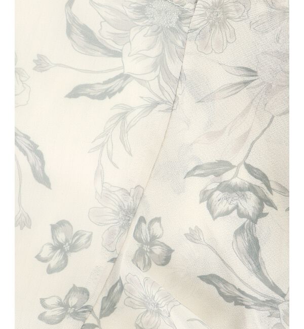  「ウエストきゅっとフリルフレアワンピ」|ワンピース|