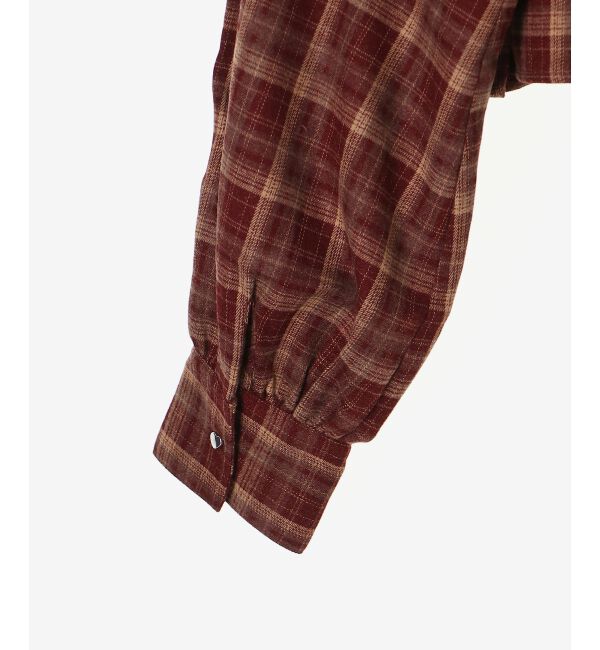  「ハートボタンリボンつきシャツ」|シャツ・ブラウス|