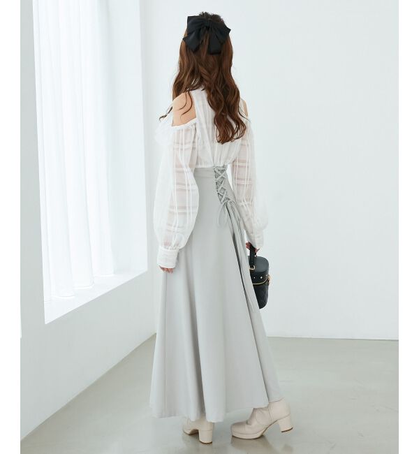  「2wayアメスリウエストキュッとワンピ」|ワンピース|