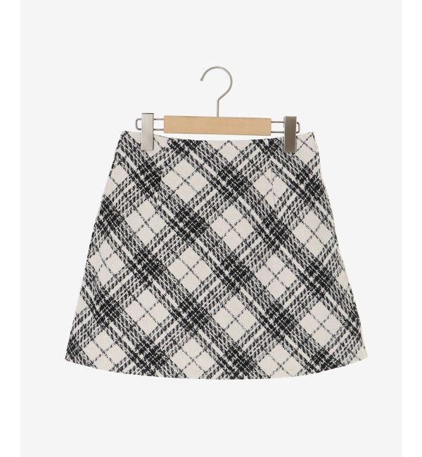  「アソートチェックミニスカパン」|スカート|