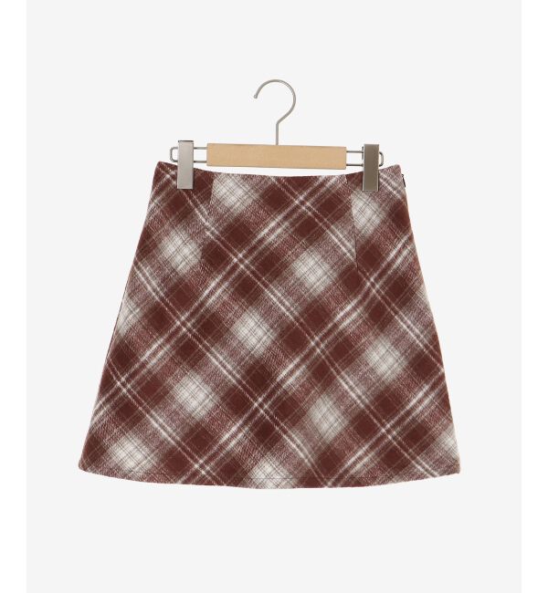  「アソートチェックミニスカパン」|スカート|