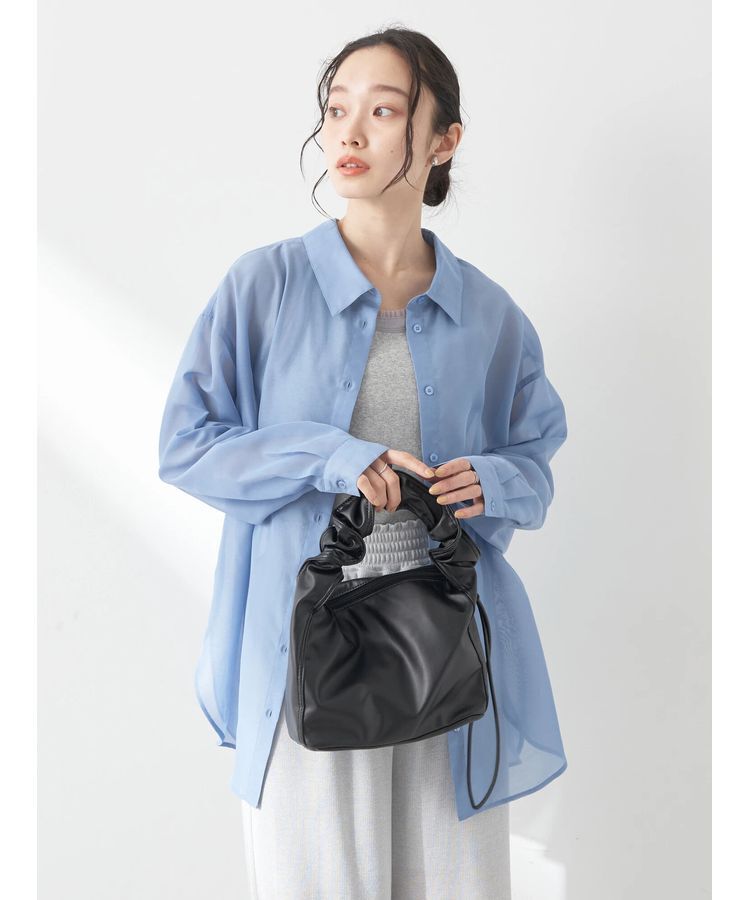 earth music&ecology「バックレースアップシャツ」|シャツ・ブラウス|