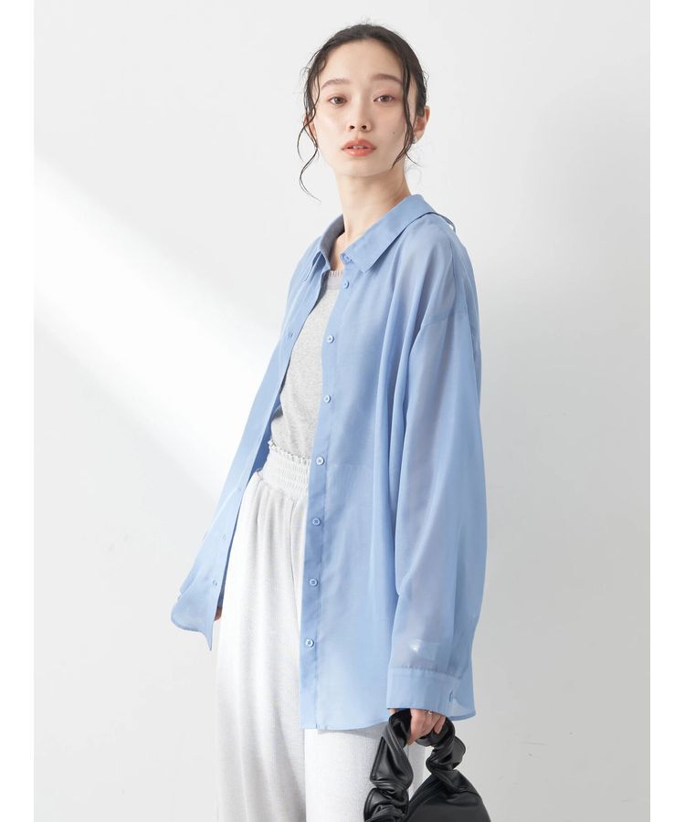 earth music&ecology「バックレースアップシャツ」|シャツ・ブラウス|