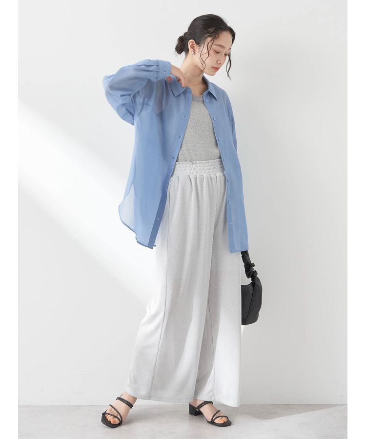 earth music&ecology「バックレースアップシャツ」|シャツ・ブラウス|