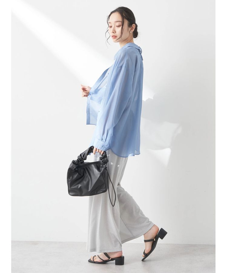 earth music&ecology「バックレースアップシャツ」|シャツ・ブラウス|