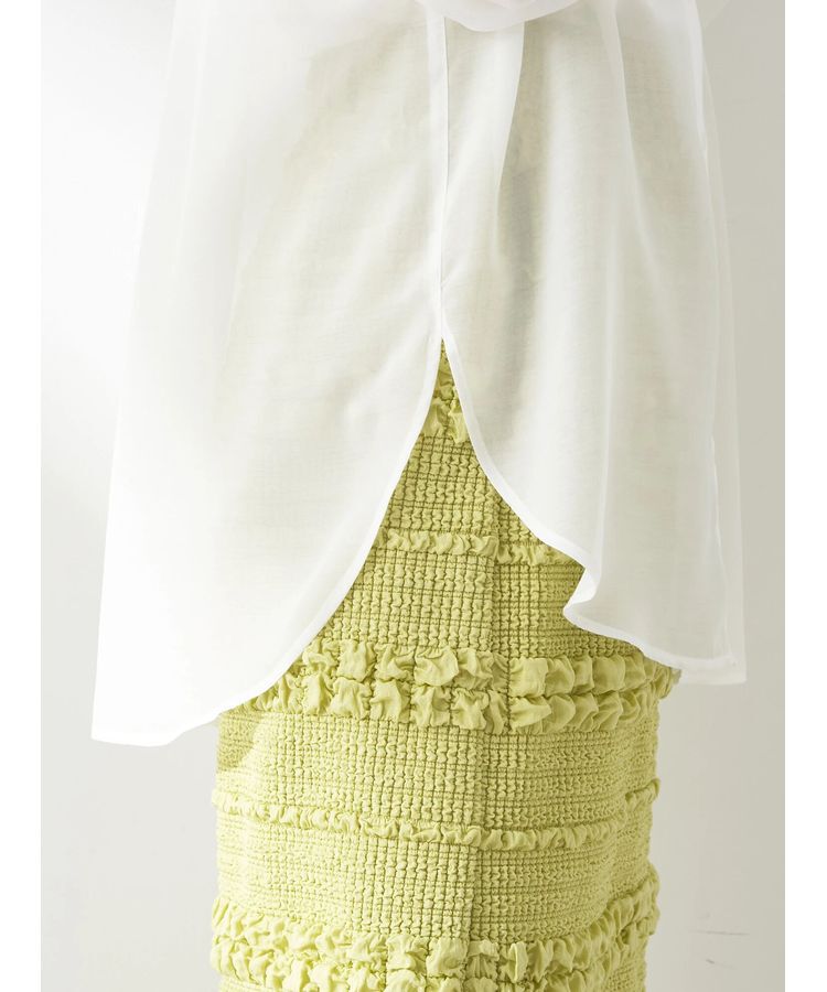 earth music&ecology「バックレースアップシャツ」|シャツ・ブラウス|