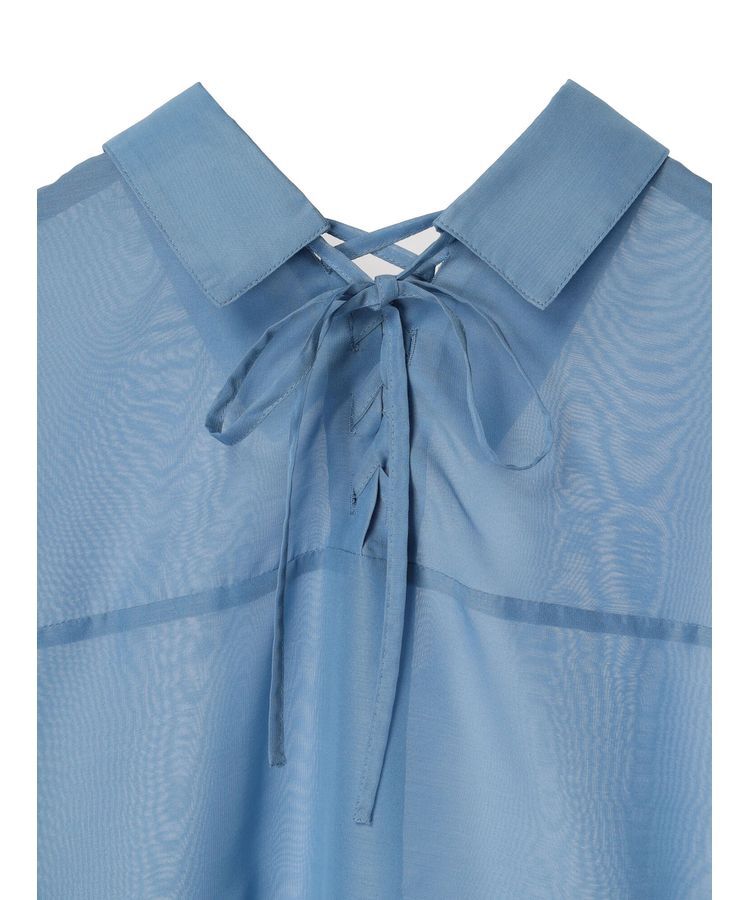 earth music&ecology「バックレースアップシャツ」|シャツ・ブラウス|