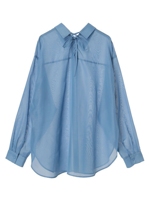 earth music&ecology「バックレースアップシャツ」|シャツ・ブラウス|