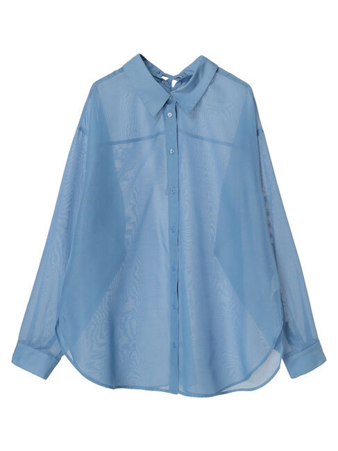 earth music&ecology「バックレースアップシャツ」|シャツ・ブラウス|