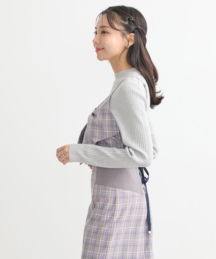 earth music&ecology「リボンドレープビスチェ」|ベスト・ジレ|