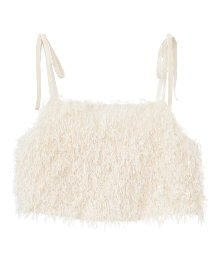 earth music&ecology「【WEB限定】ベロアリボンフェザービスチェ」|ベスト・ジレ|