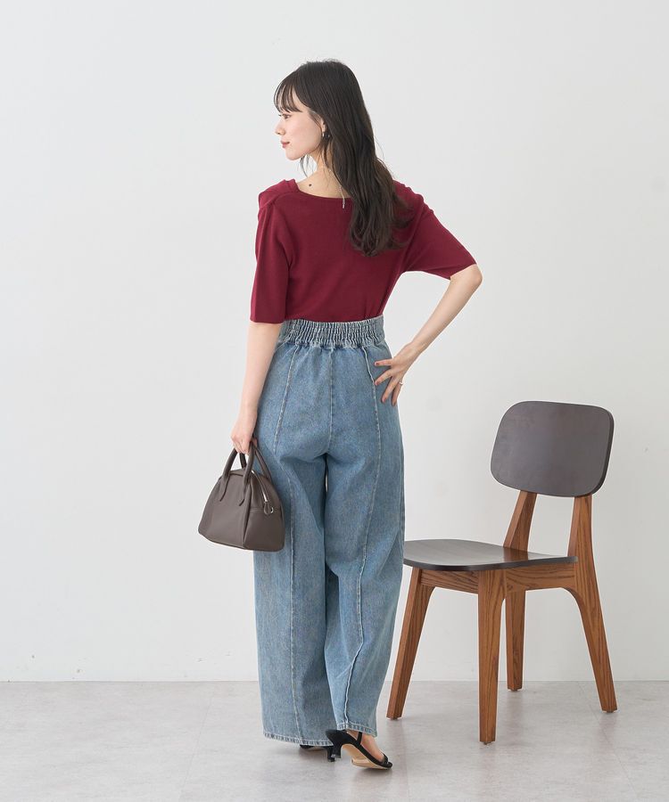 earth music&ecology「ドレープニットプルオーバー」|ニット・セーター|