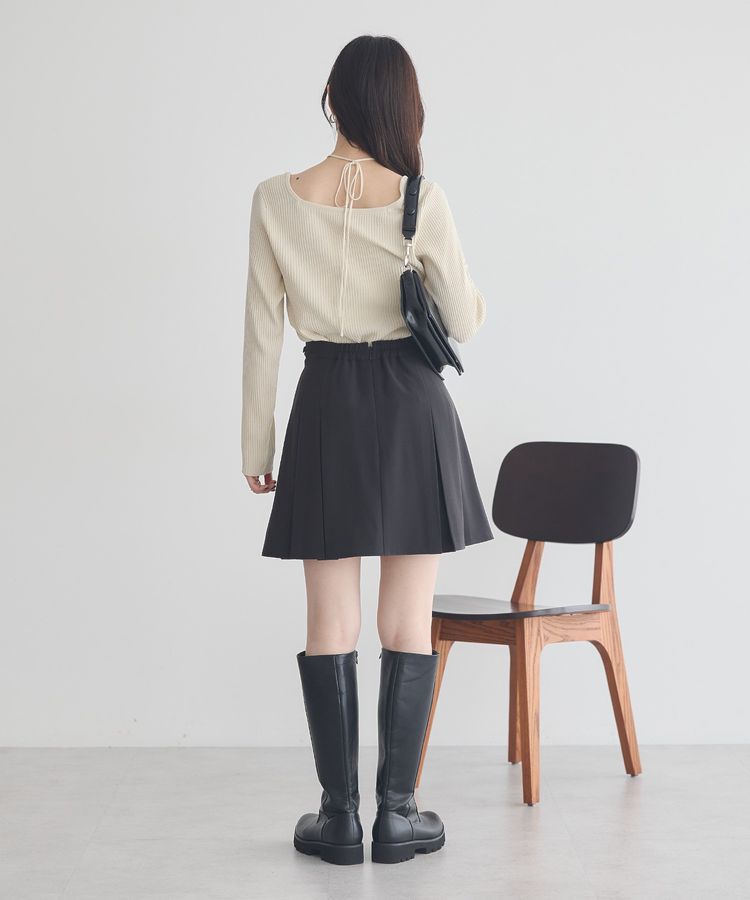 earth music&ecology「ビット付きミニスカート」|スカート|