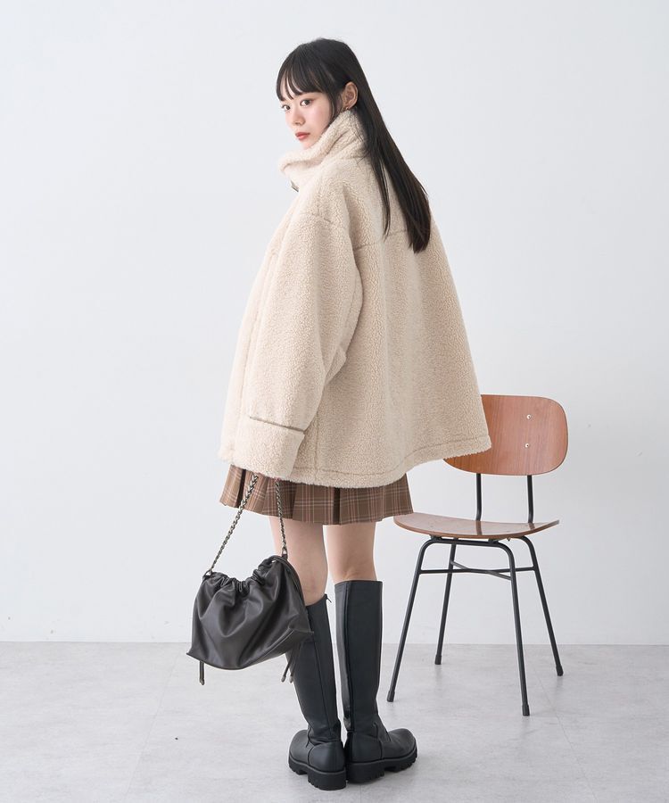 earth music&ecology「ビット付きミニスカート」|スカート|